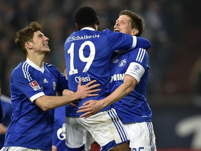 Radosť hráčov Schalke 04