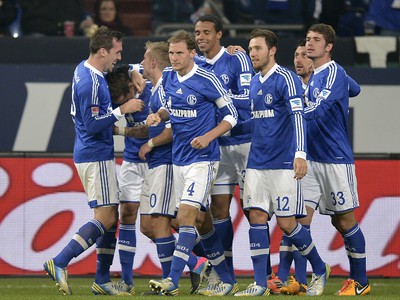 Radosť hráčov Schalke