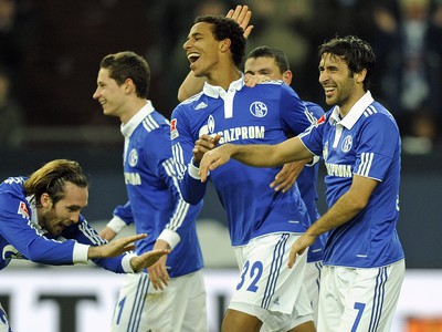 Radosť hráčov Schalke