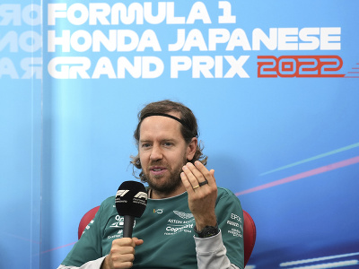 Nemecký pilot Sebastian Vettel pred Veľkou cenou Japonska