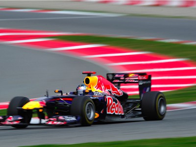 Sebastian Vettel počas tréningu