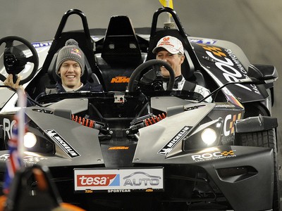 Sebastian Vettel a Michael Schumacher