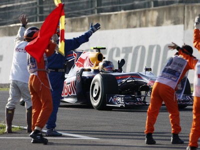 Sebastian Vettel sa raduje z víťazstva na VC Japonska