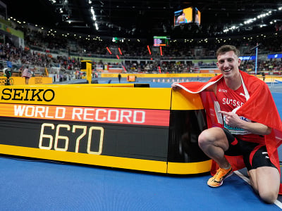 Švajčiarsky atlét Simon Ehammer