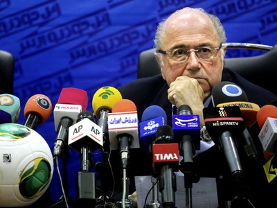 Sepp Blatter navštívil iránskeho