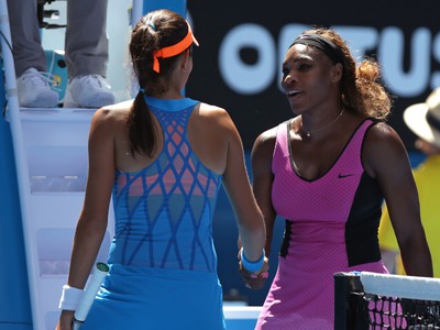 Ana Ivanovičová a Serena Williamsová