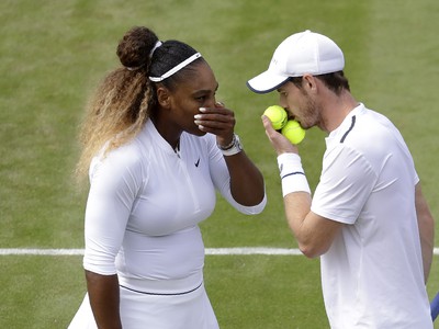Andy Murray a Serena Williamsová v mixe