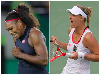 Serena Williamsová a Angelique Kerberová