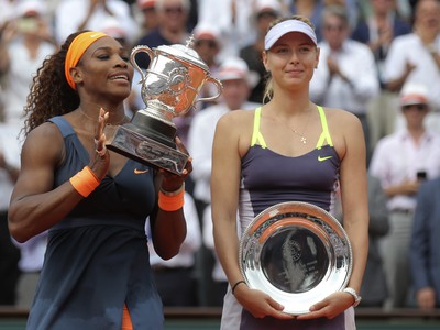 Serena Williamsová a Maria Šarapovová