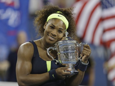 Serena Williamsová ako víťazka