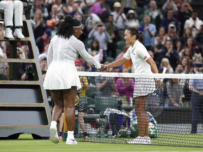 Americká tenistka Serena Williamsová nestačila na Francúzku tenistka Harmony Tanovú