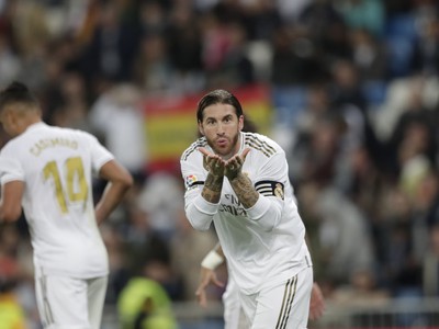 Sergio Ramos a jeho g�lov� oslavy po premenenej penalte