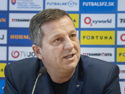 Na snímke generálny sekretár Slovenského futbalového zväzu (SFZ) Peter Palenčík