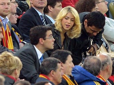 Shakira na štadióne v