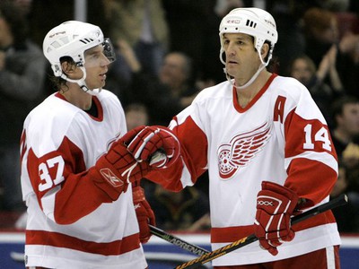 Brendan Shanahan v drese Detroitu