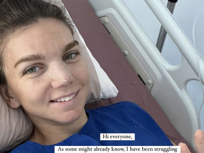 Rumunská tenistka Simona Halepová absolvovala operáciu nosa