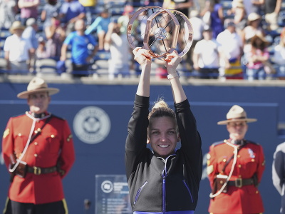 Rumunská tenistka Simona Halepová sa stala víťazkou turnaja WTA v Toronte