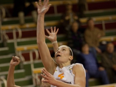 Simona Podešvová počas zápasu Európskeho pohára