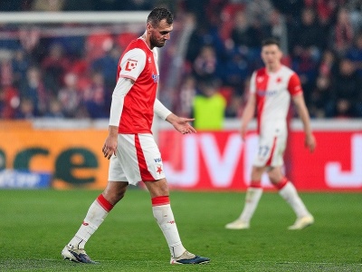 Vylúčený futbalista Slavie Tomáš