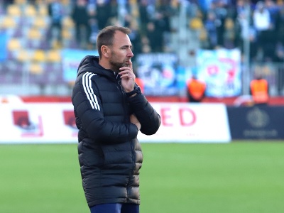 Na snímke hlavný tréner MFK Dukla Banská Bystrica Mário Auxt 