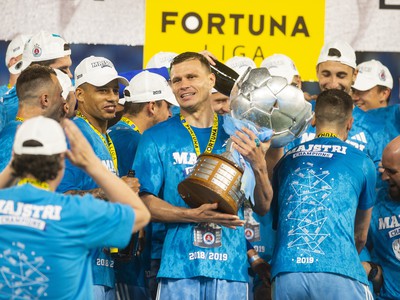 Oslavy víťaza Fortuna ligy ŠK Slovana Bratislava