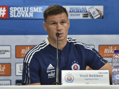 Kapitán A-tímu ŠK Slovan Bratislava Vasil Božikov