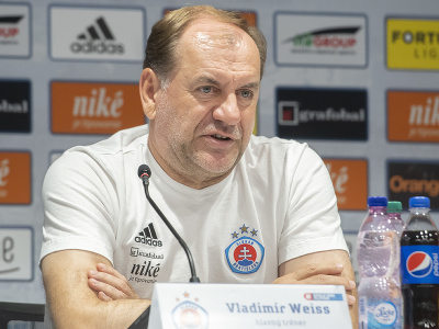 Tréner ŠK Slovan Bratislava Vladimír Weiss st.