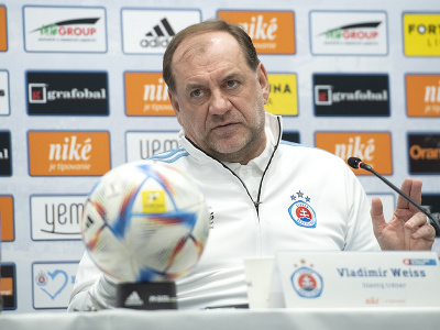 Tréner ŠK Slovan Bratislava Vladimír Weiss st. 