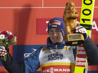 Stefan Kraft sa stal víťazom nedeľňajšieho podujatia Svetového pohára v Zakopanom. 
