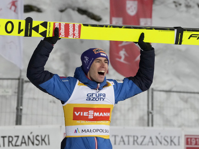 Stefan Kraft sa stal víťazom nedeľňajšieho podujatia Svetového pohára v Zakopanom. 