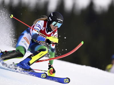 Sara Hectorová počas slalomu žien v Are