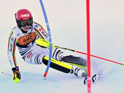 Na snímke nemecká lyžiarka Lena Dürrová počas prvého kola slalomu žien v rámci Svetového pohára v alpskom lyžovaní v Jasnej 21. januára 2024