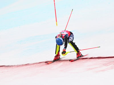 Americká lyžiarka Mikaela Shiffrinová v cieli 2. kola slalomu žien v rámci pretekov Svetového pohára v alpskom lyžovaní v lyžiarskom stredisku Jasná