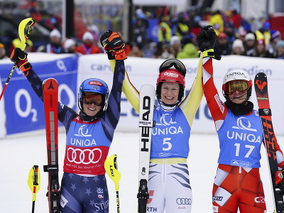 Chorvátska lyžiarka Zrinka Ljutičová dosiahla prvé pódiové umiestnenie