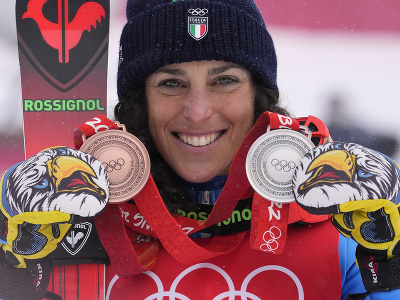 Talianska lyžiarka Federica Brignoneová získala v Pekingu dva cenné kovy - striebro v obrovskom slalome a bronz v alpskej kombinácii