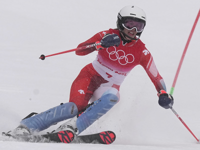 Švajčiarska lyžiarka Michelle Gisinová obhájila olympijské zlato v alpskej kombinácii
