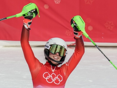 Švajčiarska lyžiarka Camille Rastová