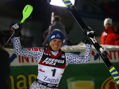 Veronika Velez-Zuzulová ovládla záhrebský slalom