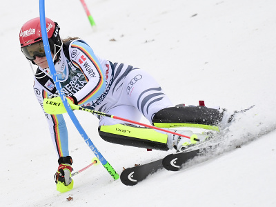 Na snímke nemecká lyžiarka Lena Dürrová v prvom kole slalomu žien Svetového pohára v alpskom lyžovaní v Záhrebe 4. januára 2022