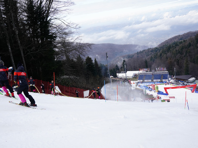 Organizátori v Záhrebe pripravujú zjazdovku na slalom 