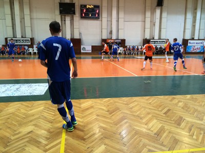 Snímka z finálového zápasu medzi Slov-matic FOFO Bratislava a Across Pinerola
