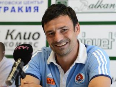 Samuel Slovák sa na tlačovke pred odvetou v Bulharsku usmieval. Veril, že jeho tím po víťazstve v prvom zápase postúpi
