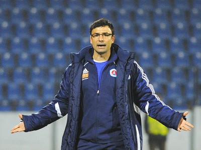 Tréner ŠK Slovan Bratislava Samuel Slovák