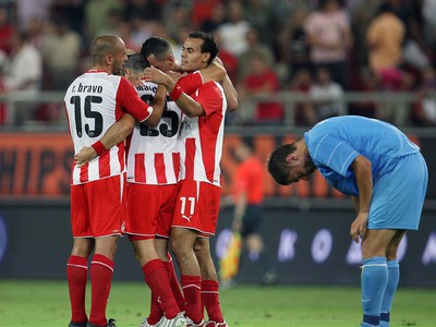 Slovan Bratislava Olympiacos Pireus Aug 2009
