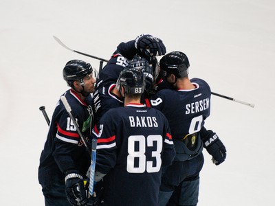 Radosť hráčov HC Slovan