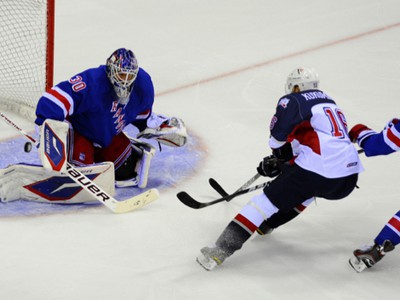 Ryan MCDonagh, Roman Kukumberg a Henrik Lundqvist