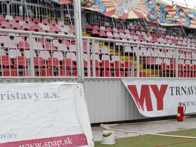 Trnavský štadión po zápase