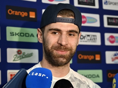 Slovenský hokejový reprezentant Mário Grman