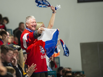 Na snímke radosť fanúšikov Českej republiky
