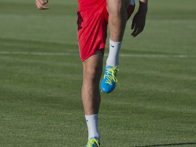 Pavol Šafranko počas tréningu